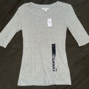 Banana Republic Heather Gray Top